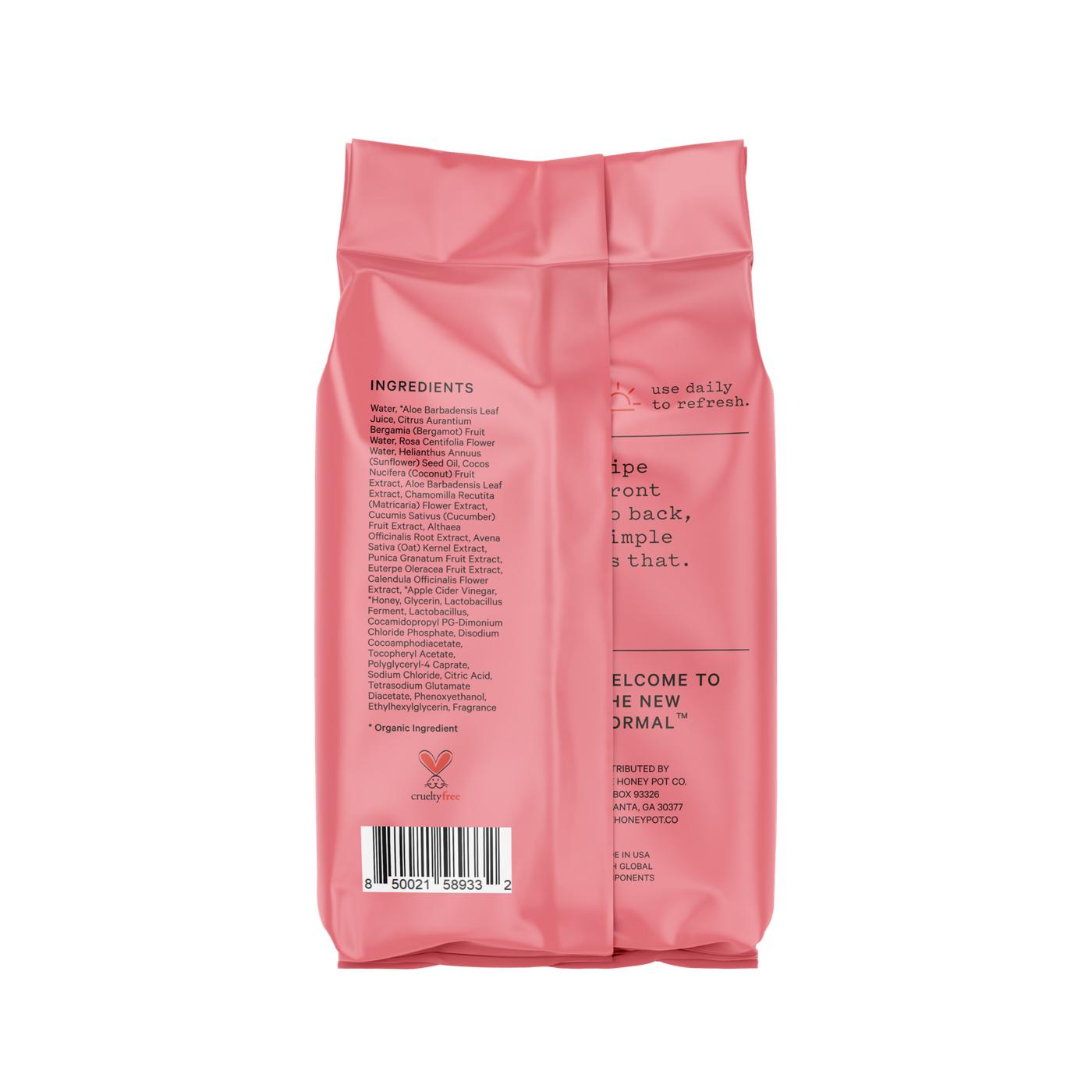 The Honey Pot Intimate Wipes - Sensitive with Rosewater; image 3 of 5