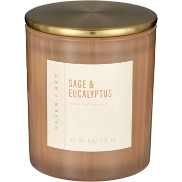 Haven + Key Sage & Eucalyptus Scented Candle, 8 oz
