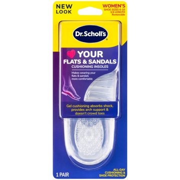 Dr. Scholl's Love Your Flats & Sandals Cushioning Insoles - Women's Size 6-10