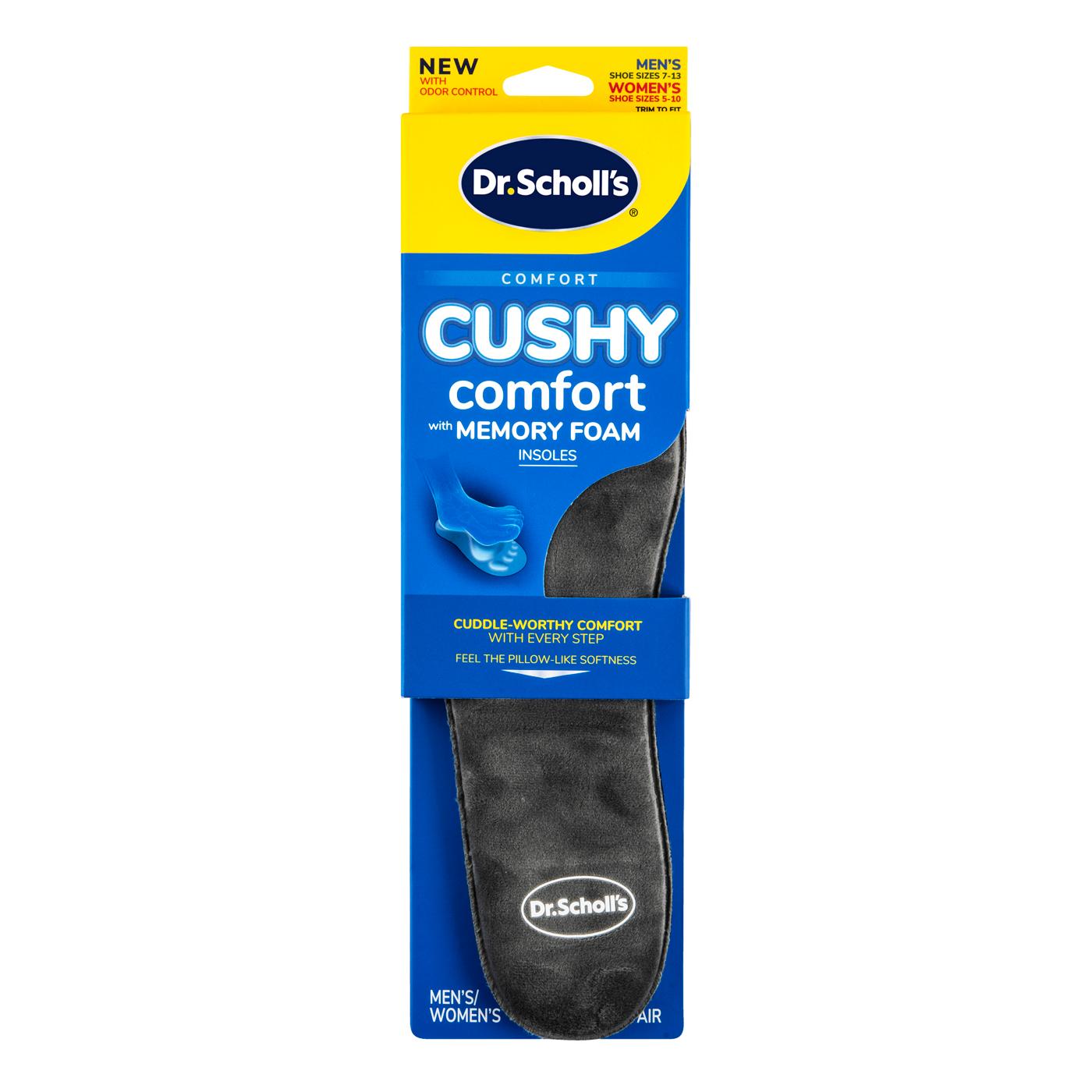 Dr. Scholl's Cushy Comfort Memory Foam Insoles - Men's Size 7-13; image 1 of 2