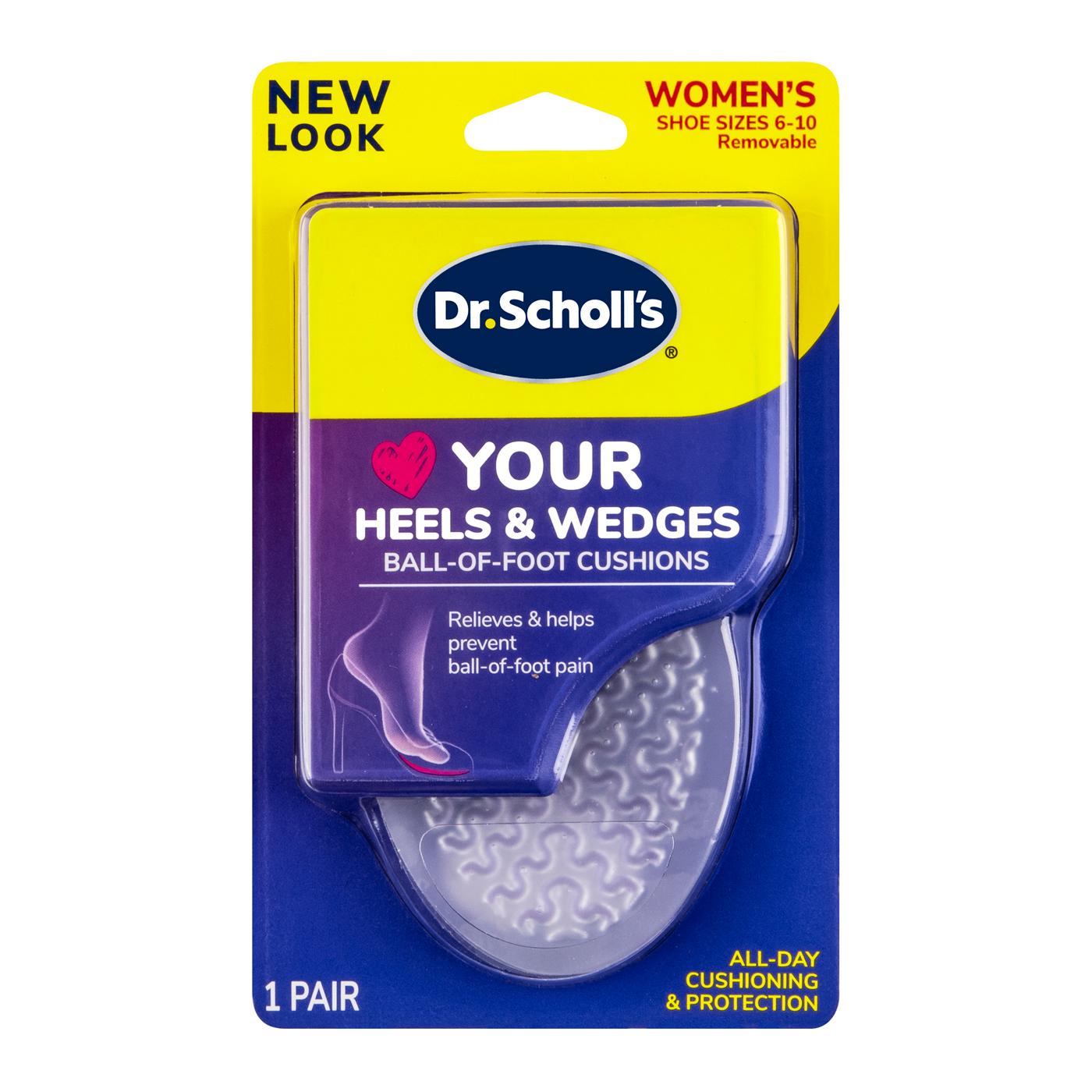 Scholl's Love Your Heels Wedges Ball-of-Foot Cushions