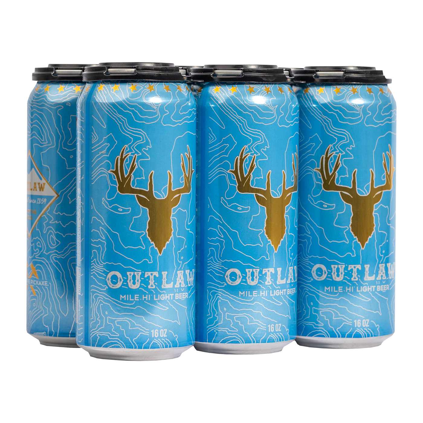 Outlaw Light Beer 6 pk Cans; image 2 of 2