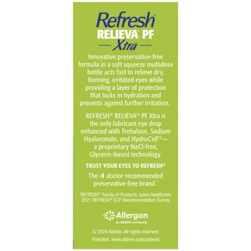Refresh Relieva PF Xtra Multidose Lubricant Eye Drops