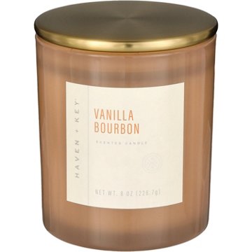 Haven + Key Vanilla Bourbon Scented Candle, 8 oz