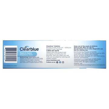 Clearblue Rapid Digital Pregnancy Test, 4 ct