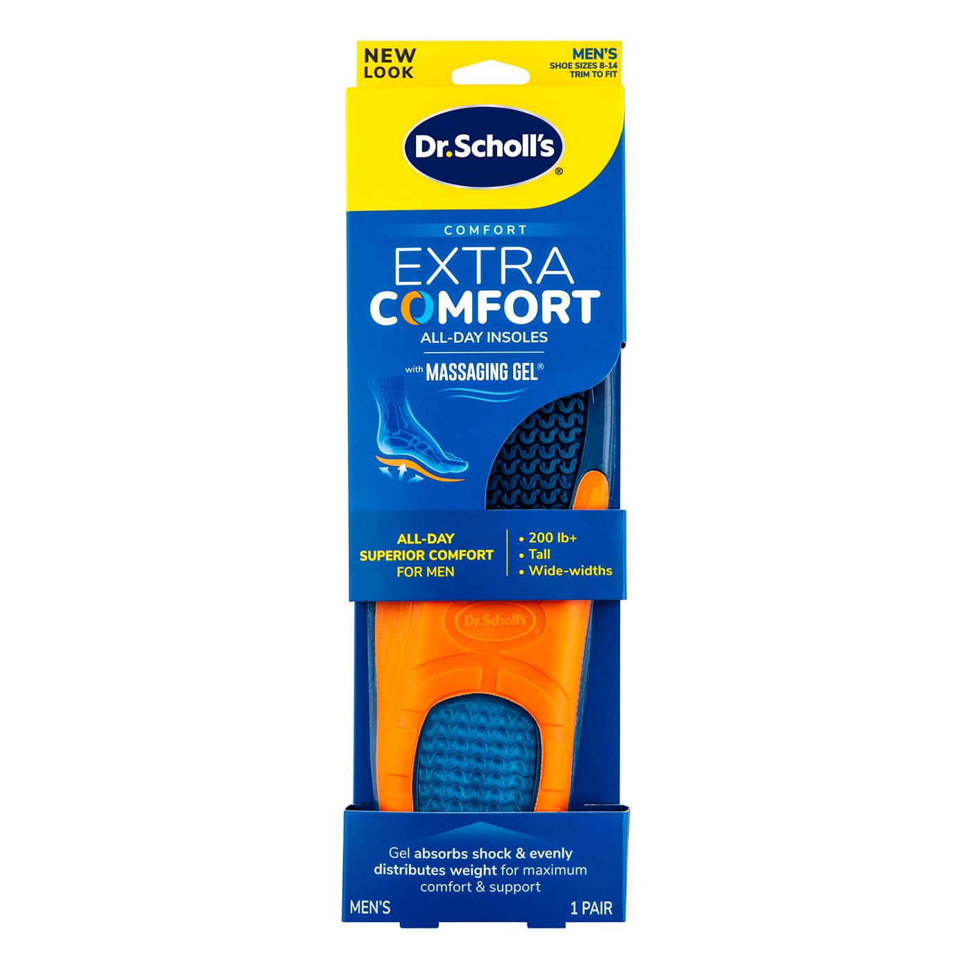 Dr. Scholl's Extra Comfort Gel All-Day Insoles - Men's 8-14; image 1 of 2