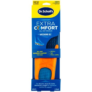 Dr. Scholl's Extra Comfort Gel All-Day Insoles - Men's 8-14