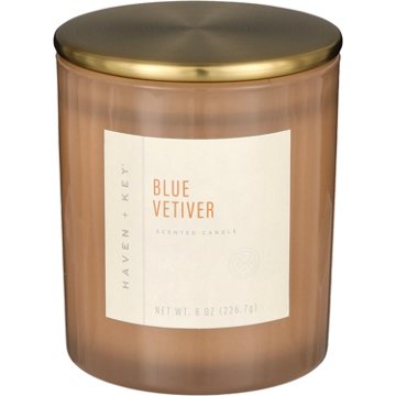 Haven + Key Blue Vetiver Scented Candle, 8 oz