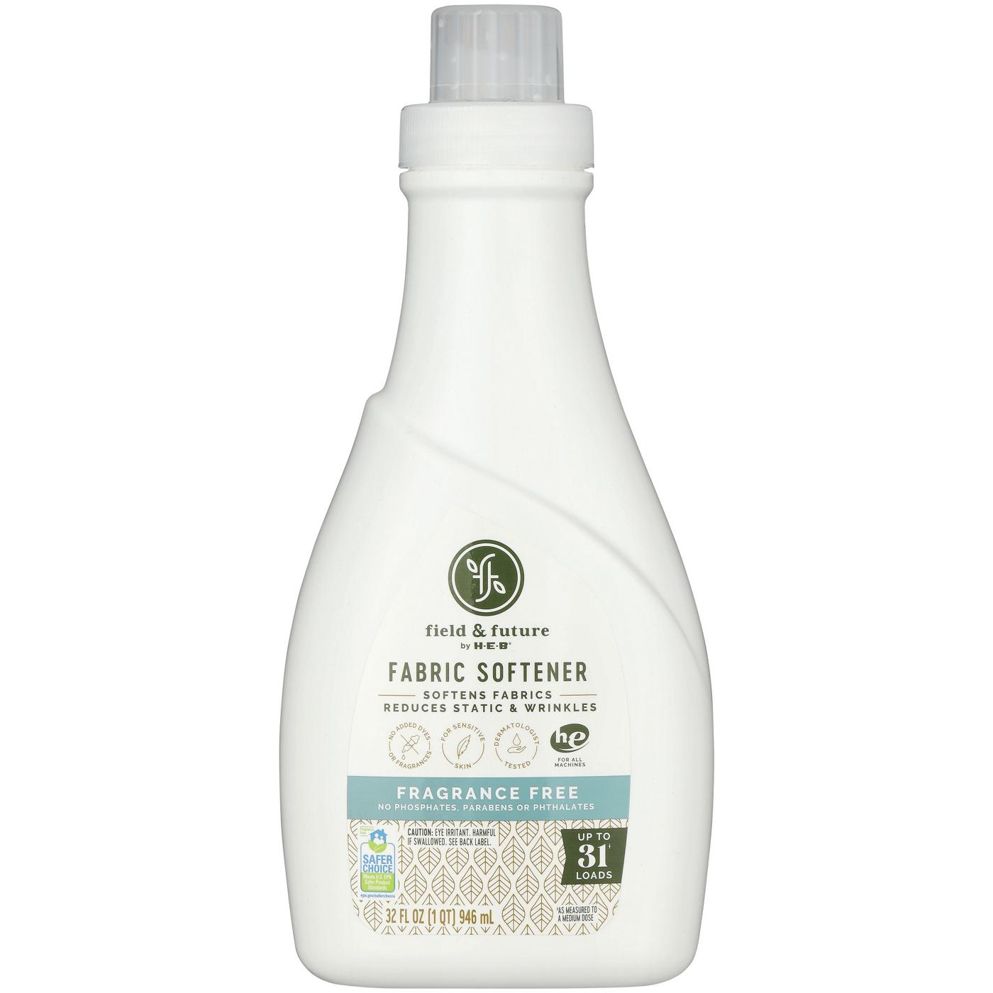 Field & Future by H-E-B Liquid Fabric Softener - Fragrance Free; image 1 of 3