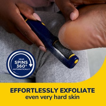 Dr. Scholl's Callus Remover Electronic Foot File, Electric Hard Skin Removal for feet