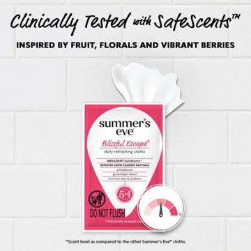 Summer's Eve Feminine Wipes - Blissful Escape, 12 ct