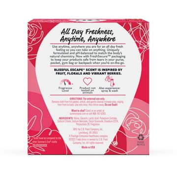 Summer's Eve Feminine Wipes - Blissful Escape, 12 ct