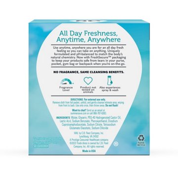 Summer's Eve Feminine Wipes - Fragrance Free, 12 ct