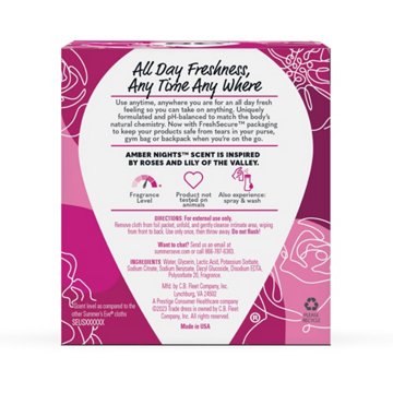 Summer's Eve Feminine Wipes - Amber Nights, 12 ct