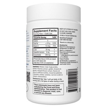 Bausch & Lomb Blink NutriTears Dry Eye Supplement Soft Gels
