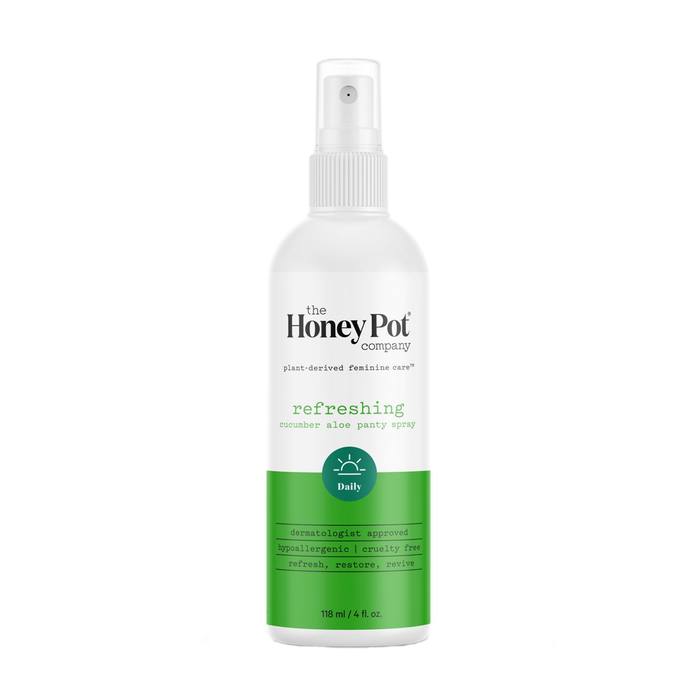 The Honey Pot Refreshing Panty Spray - Cucumber Aloe; image 1 of 3