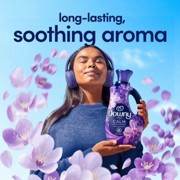 Downy Ultra Soft Plus Fresh Fabric Softener Liquid, 138 Loads, Calm Lavender & Vanilla Bean Scent, 93 oz
