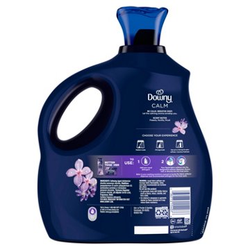 Downy Ultra Soft Plus Fresh Fabric Softener Liquid, 138 Loads, Calm Lavender & Vanilla Bean Scent, 93 oz