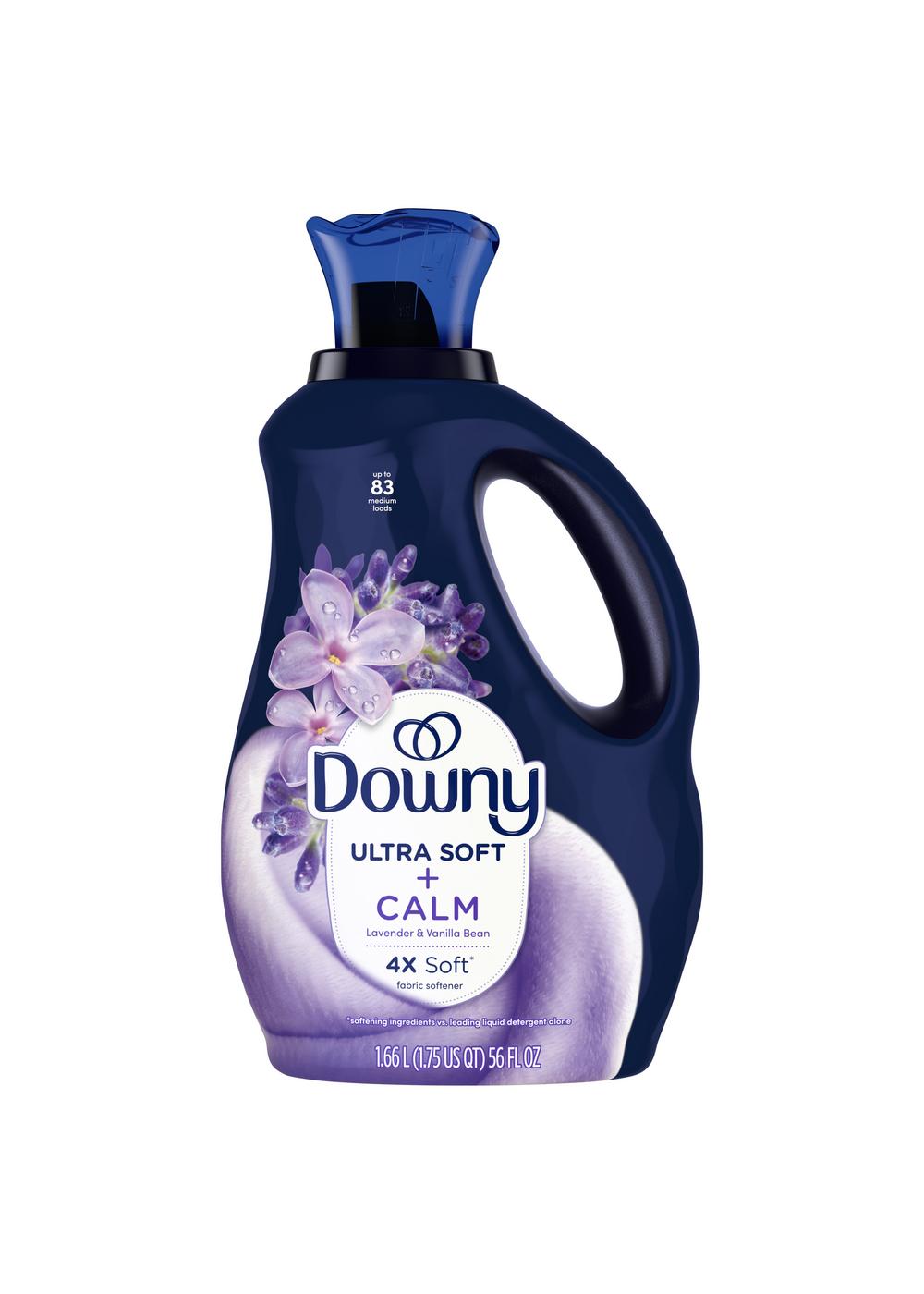 Downy Ultra Soft Plus Fresh Fabric Softener Liquid, 83 Loads, Calm Lavender & Vanilla Bean Scent; image 1 of 10