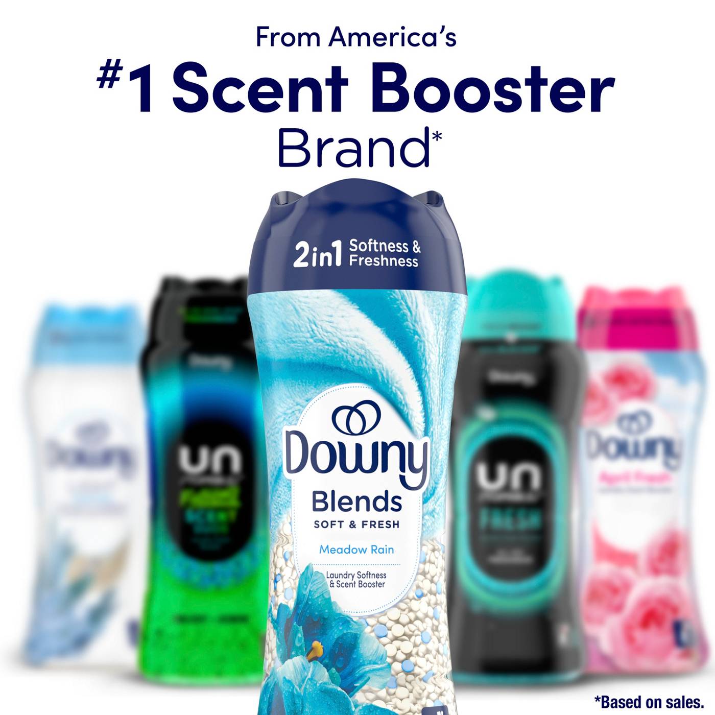 Downy In-Wash Softening Booster Beads - Comfy Cozy + Meadow Rain ; image 9 of 10