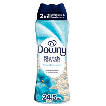 Downy Blends In-Wash Laundry Scent Booster Beads, Meadow Rain Scent, 24.5 oz