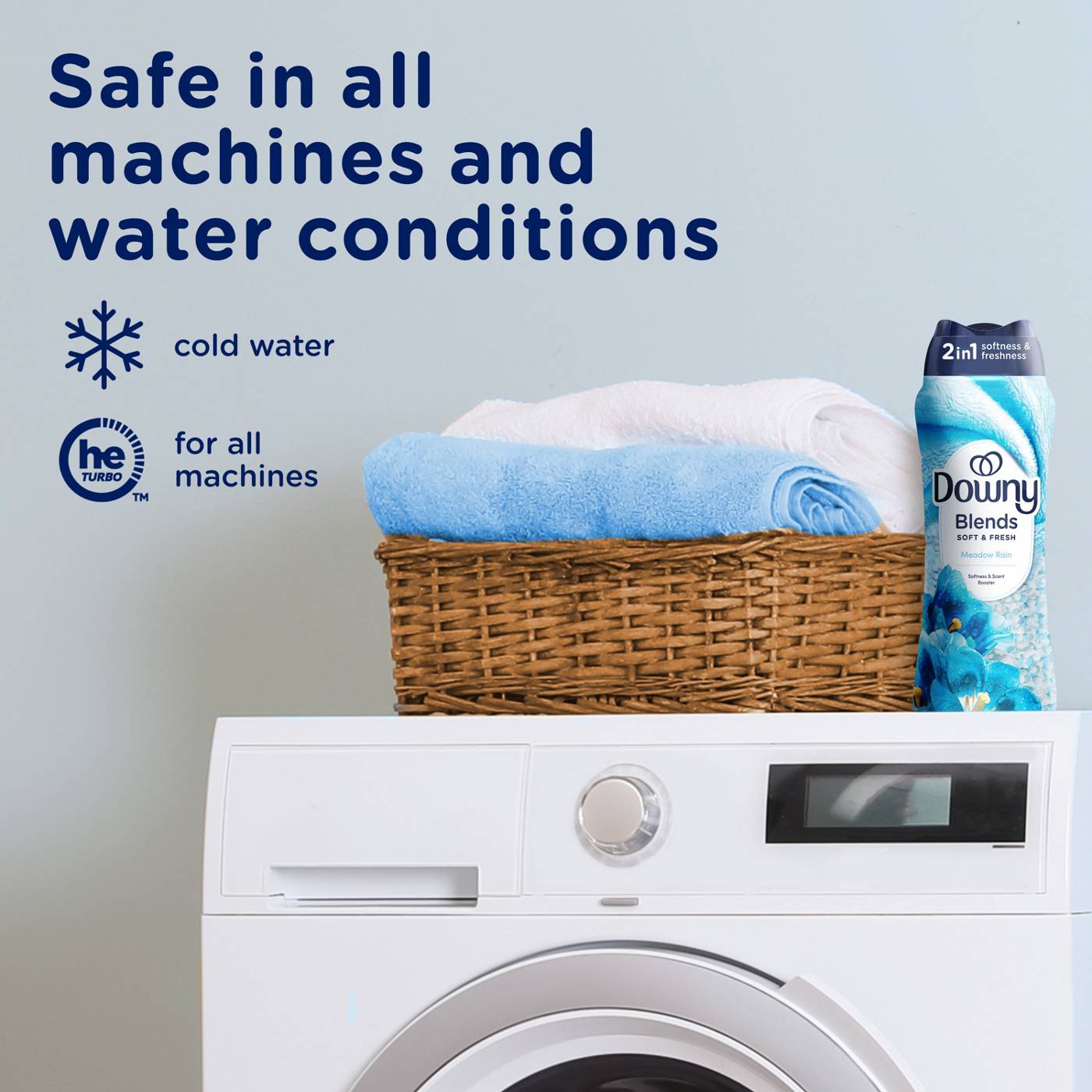 Downy Blends In-Wash Laundry Scent Booster Beads, Meadow Rain Scent; image 5 of 9