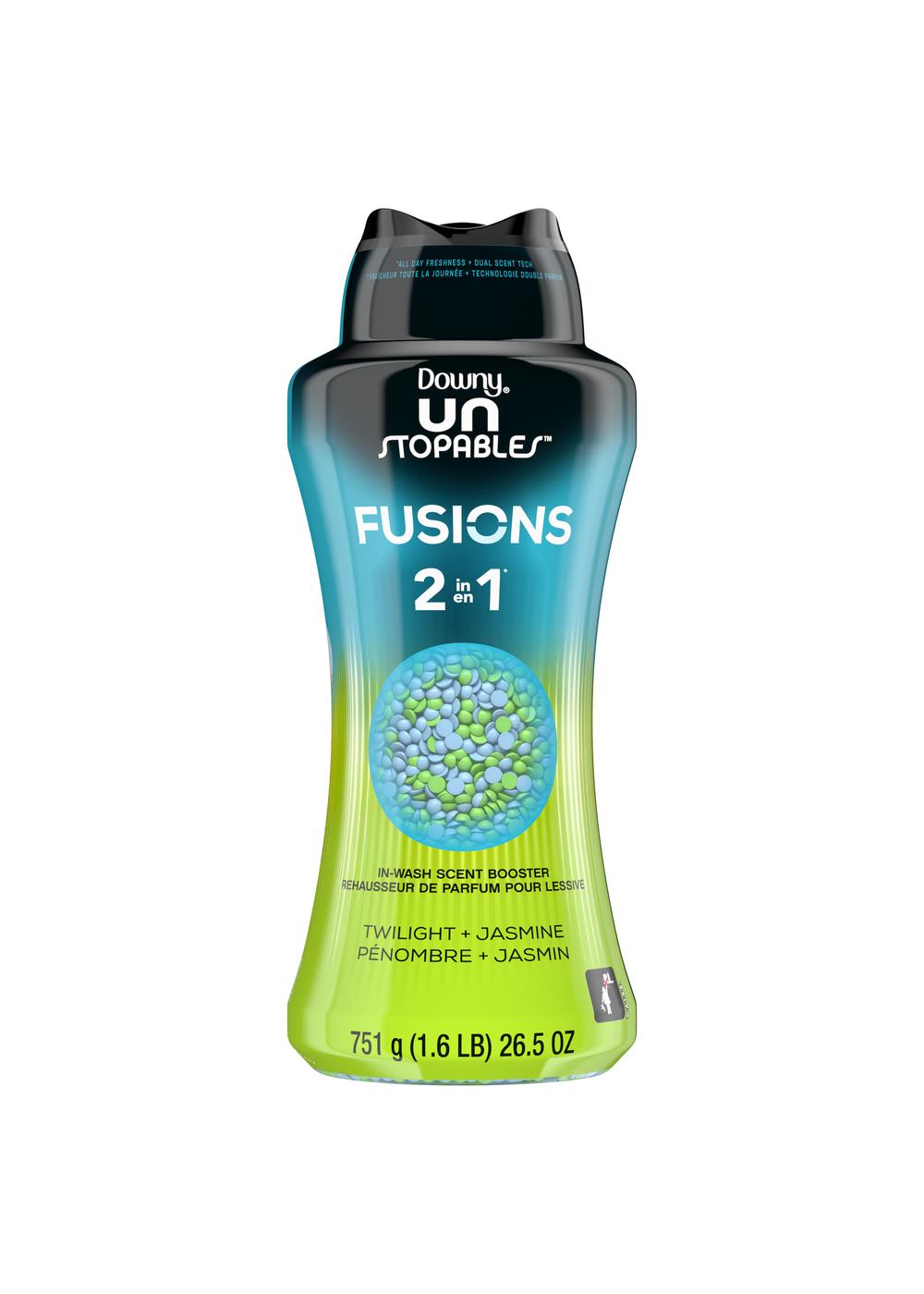 Downy Unstopables Fusions 2 in 1 In-Wash Scent Booster Beads - Twilight + Jasmine; image 1 of 3