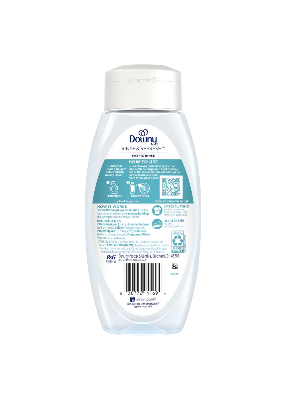 Downy Trial Size Rinse & Refresh Fabric Rinse - Cool Cotton; image 2 of 2