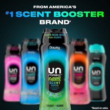 Downy Unstopables Fusions Scent Duos Laundry Scent Booster Beads, Twilight & Jasmine Scent