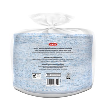 H-E-B Heavy Duty 10 in Dinner Paper Plates, 150 ct