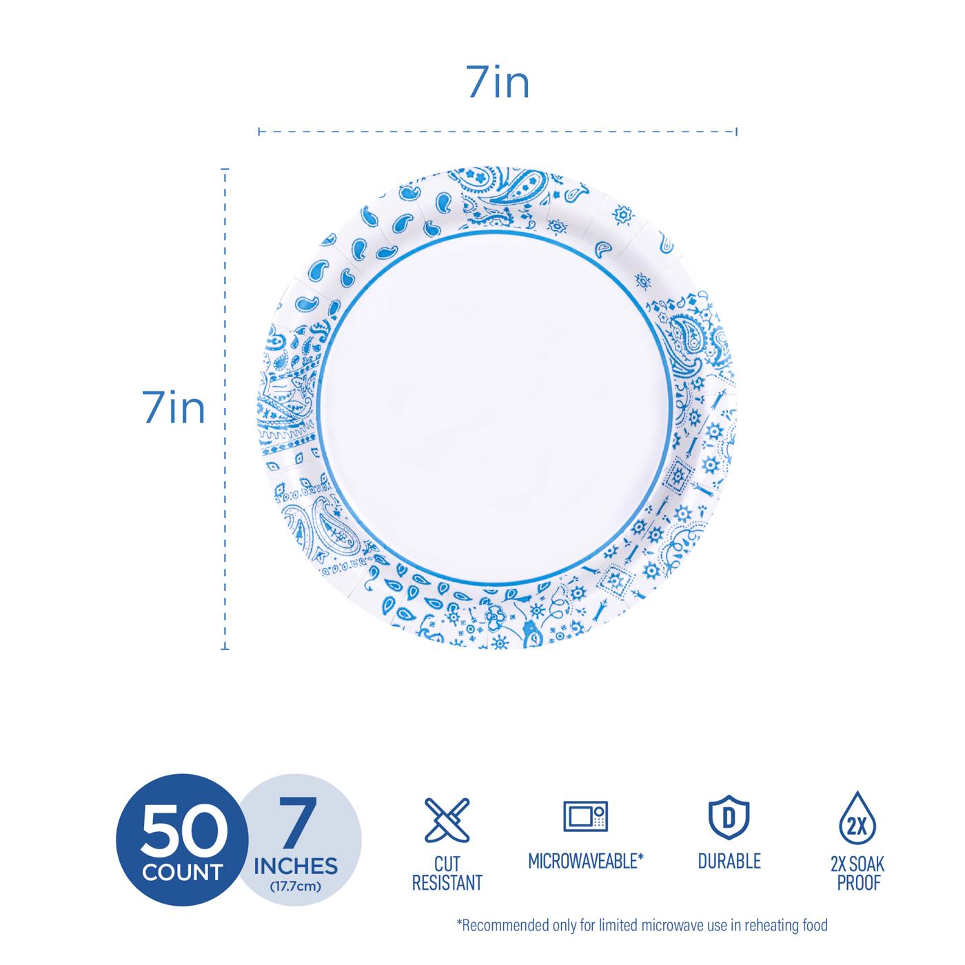 H-E-B Heavy Duty 7 in Dessert Paper Plates; image 3 of 6