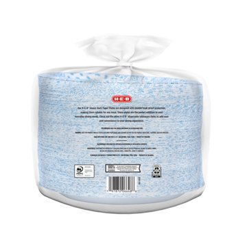 H-E-B Heavy Duty 8.5 in Lunch Paper Plates, 150 ct