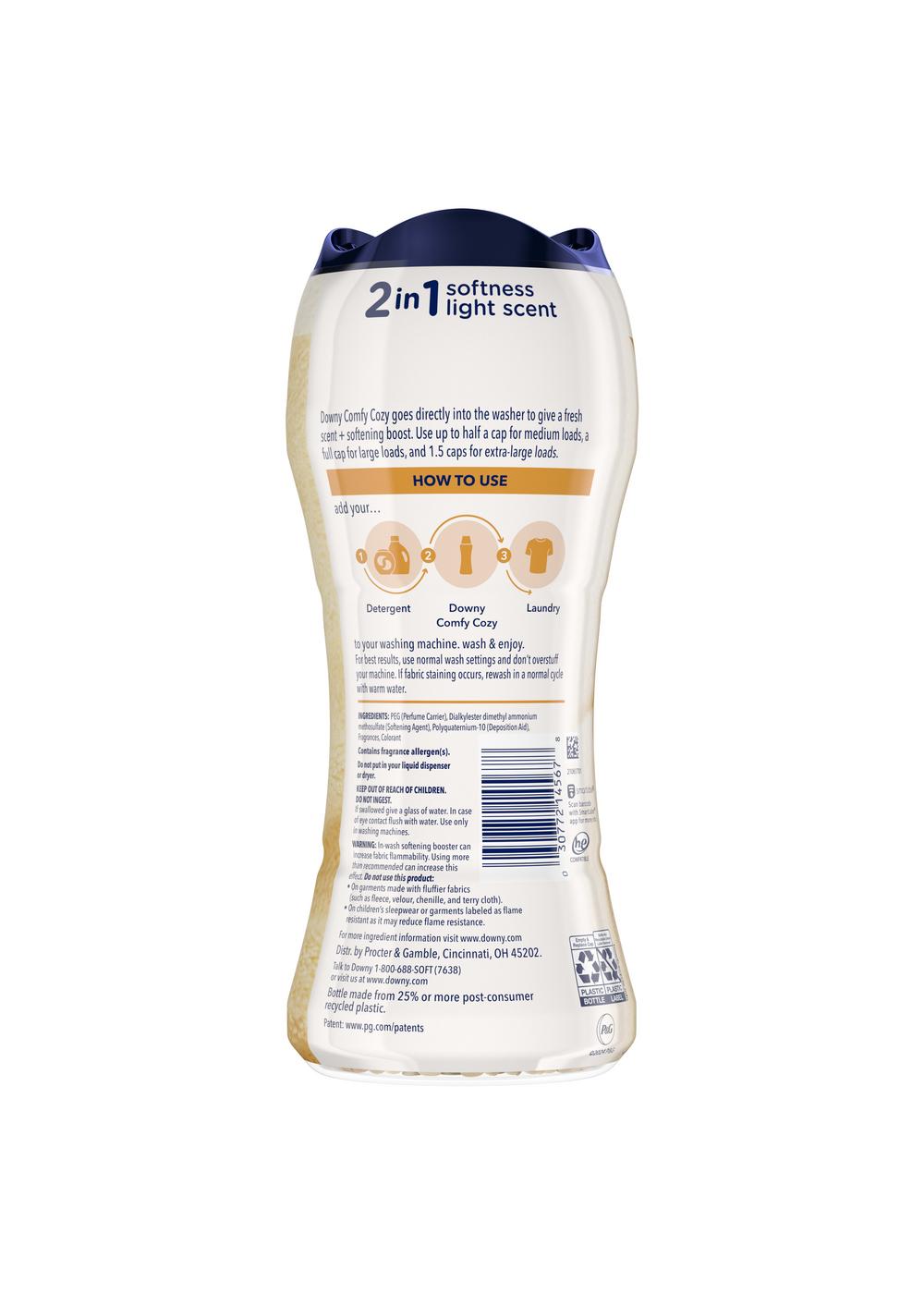 Downy In-Wash Softening Scent Booster Beads - Comfy Cozy + Toasted Vanilla; image 2 of 2