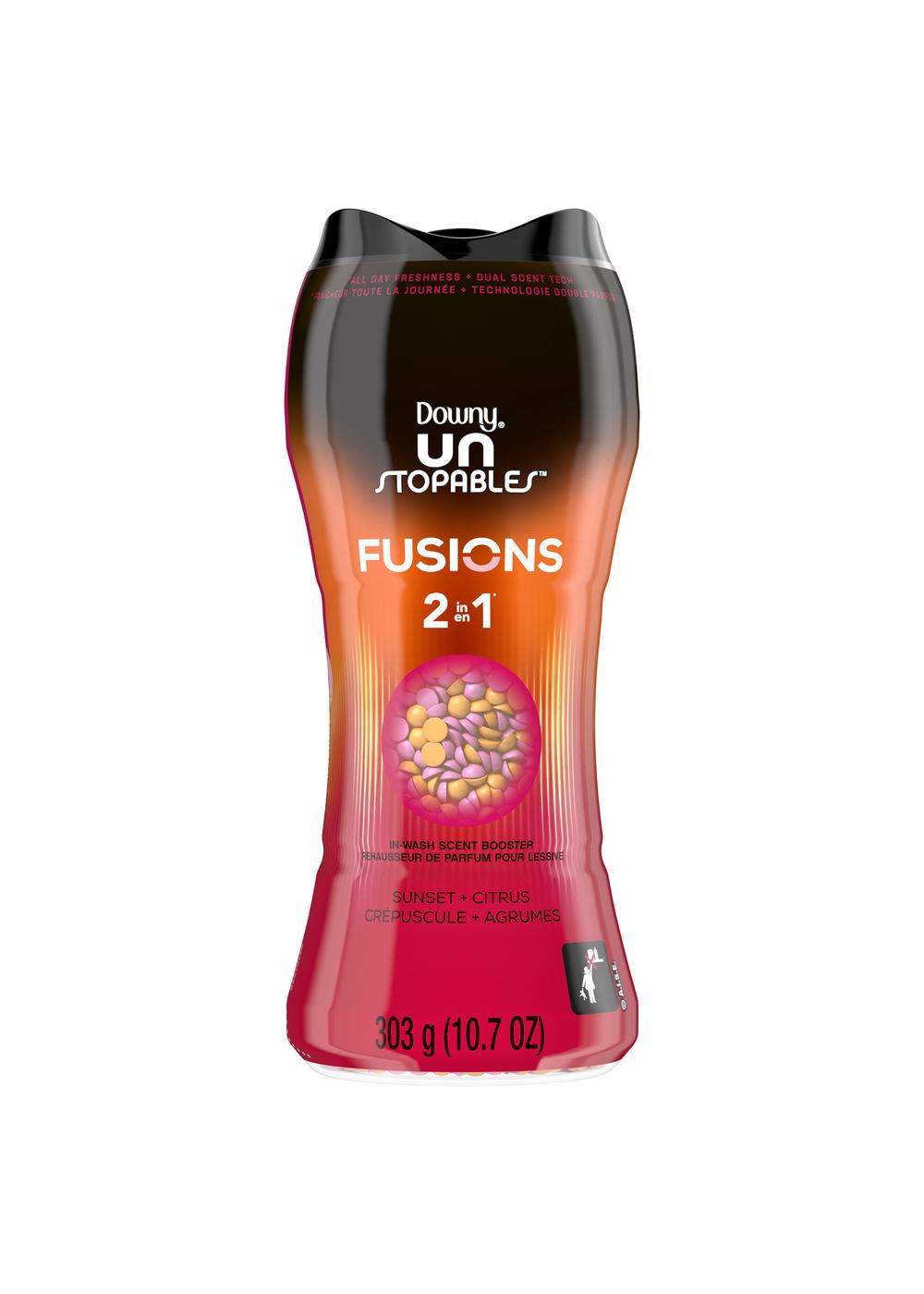 Downy Unstopables Fusions 2 in 1 In-Wash Scent Booster Beads - Sunset + Citrus; image 1 of 9