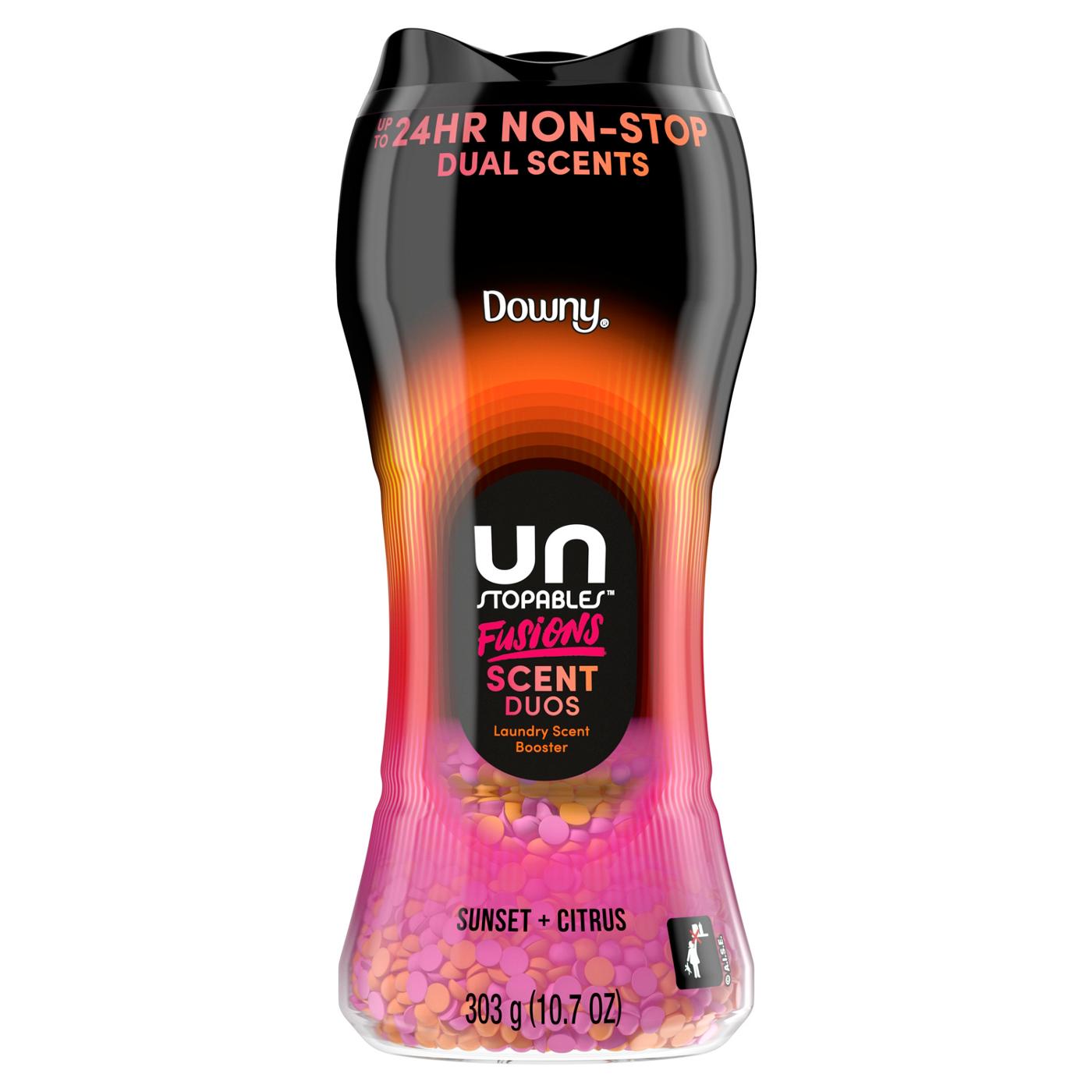 Downy Unstopables Fusions 2 in 1 In-Wash Scent Booster Beads - Sunset + Citrus; image 9 of 9