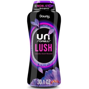 Downy Unstopables In Wash Scent Booster Beads, Lush Scent, 30.1 oz