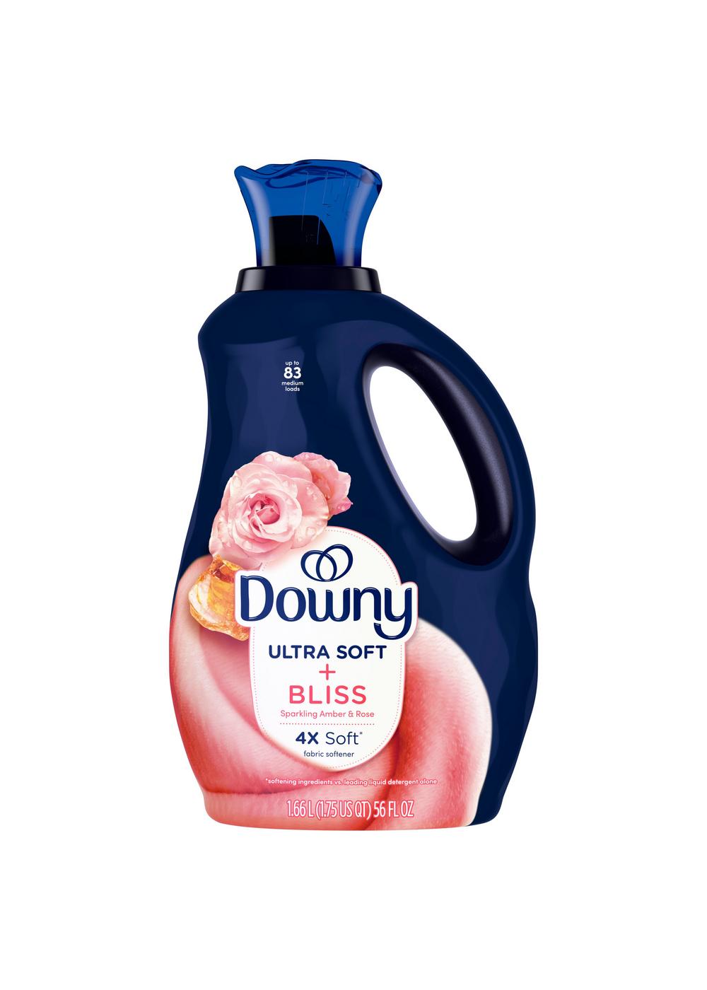 Downy Ultra Soft + Bliss Fabric Softener  - Sparkling Amber & Rose; image 1 of 2