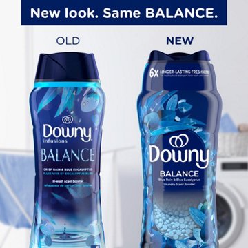 Downy Balance In-Wash Scent Booster Beads - Crisp Rain & Blue Eucalyptus