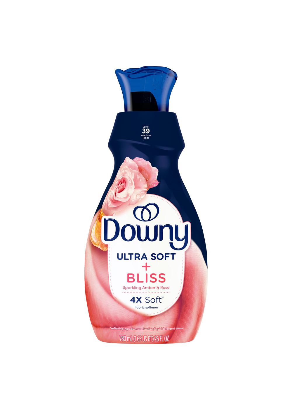 Downy Ultra Soft + Bliss Fabric Softener - Sparkling Amber & Rose; image 1 of 2