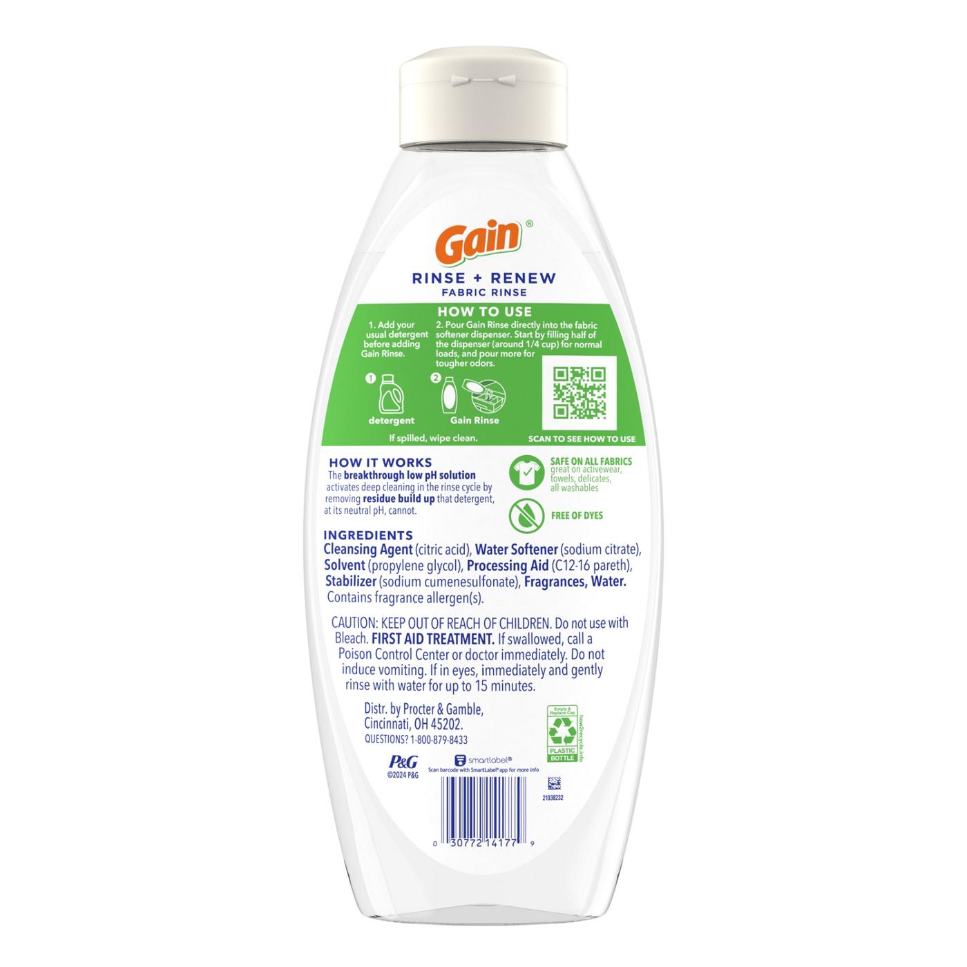 Gain Rinse + Renew Fabric Rinse - Dewdrop Dream; image 2 of 2