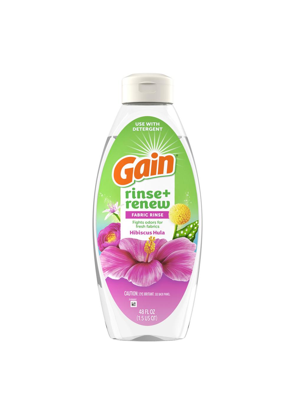 Gain Rinse & Renew Fabric Rinse, Hibiscus Hula Scent; image 1 of 5
