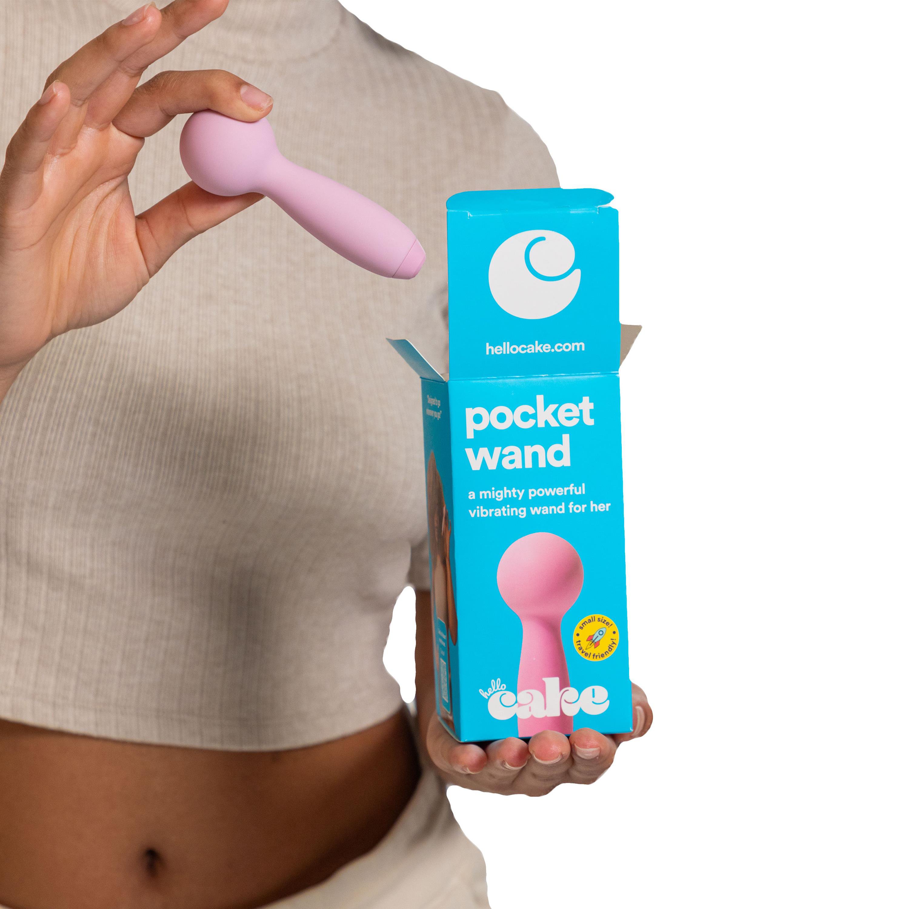 Hello Cake Pocket Wand - Pink - Shop Lubricants at H-E-B