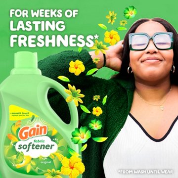 Gain Liquid Fabric Softener, 136 Loads - Original Scent