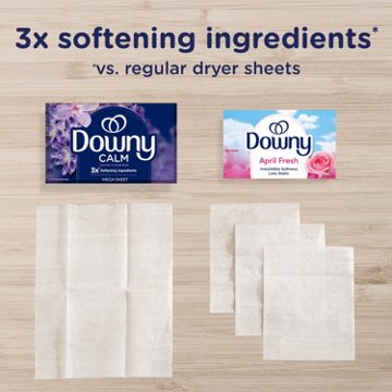 Downy Infusions Mega Dryer Sheets, Calm Lavender & Vanilla Scent, 130 ct