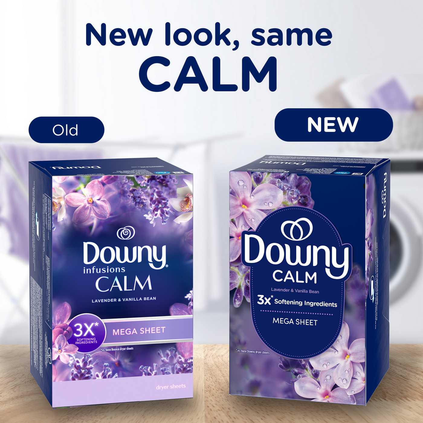 Downy Infusions Mega Dryer Sheets, Calm Lavender & Vanilla Scent; image 9 of 10
