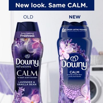 Downy Calm In-Wash Laundry Scent Booster Beads, Soothing Lavender & Vanilla Bean Scent, 30.1 oz