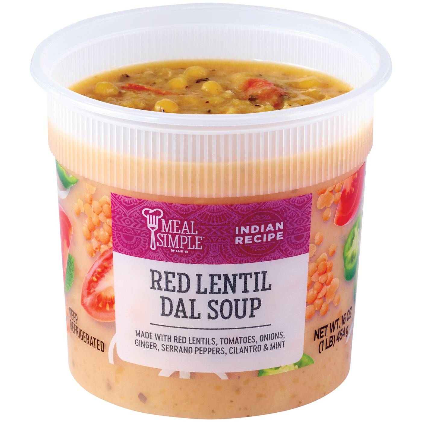 Meal Simple by H-E-B Red Lentil Dal Soup; image 1 of 3