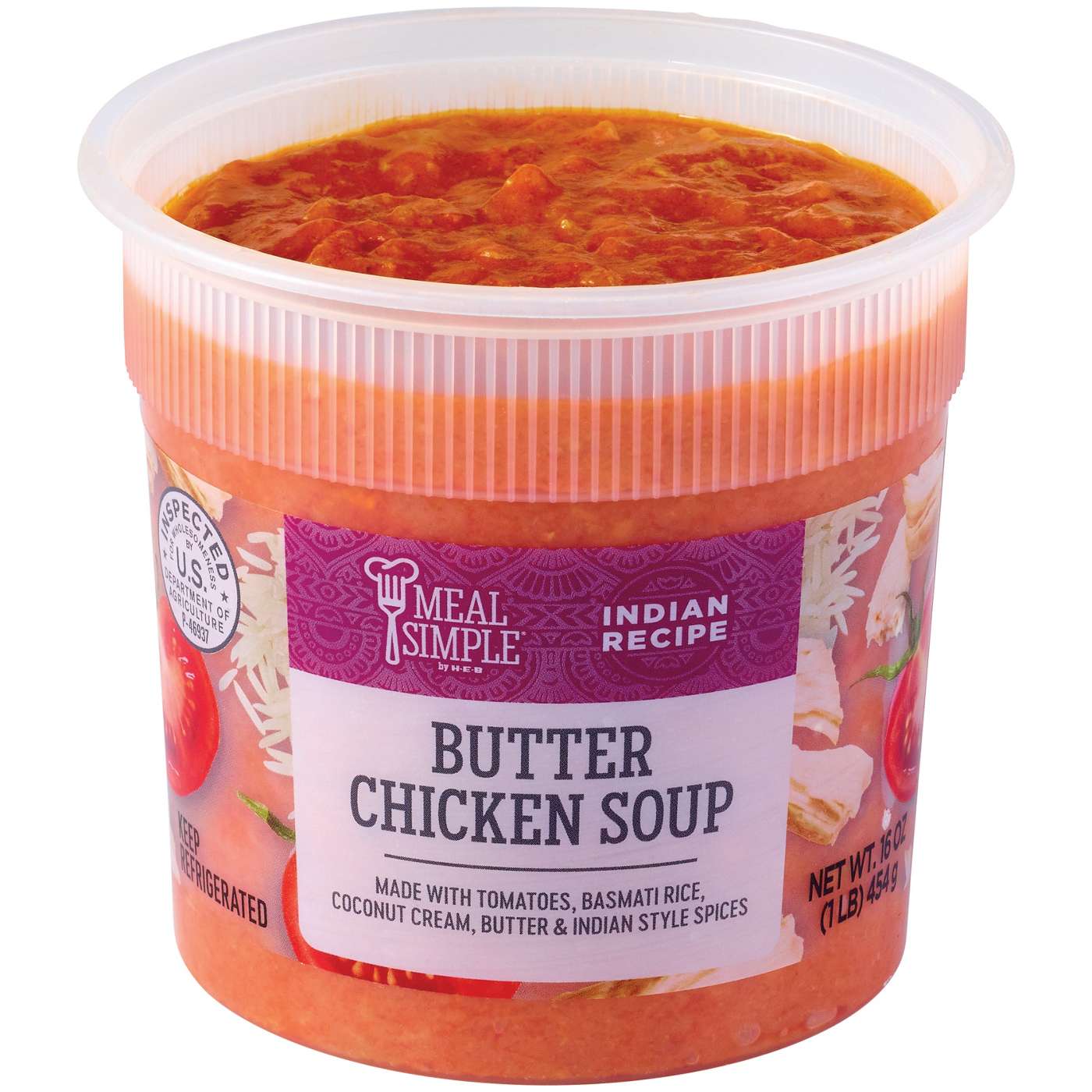 Meal Simple by H-E-B Butter Chicken Soup; image 1 of 4