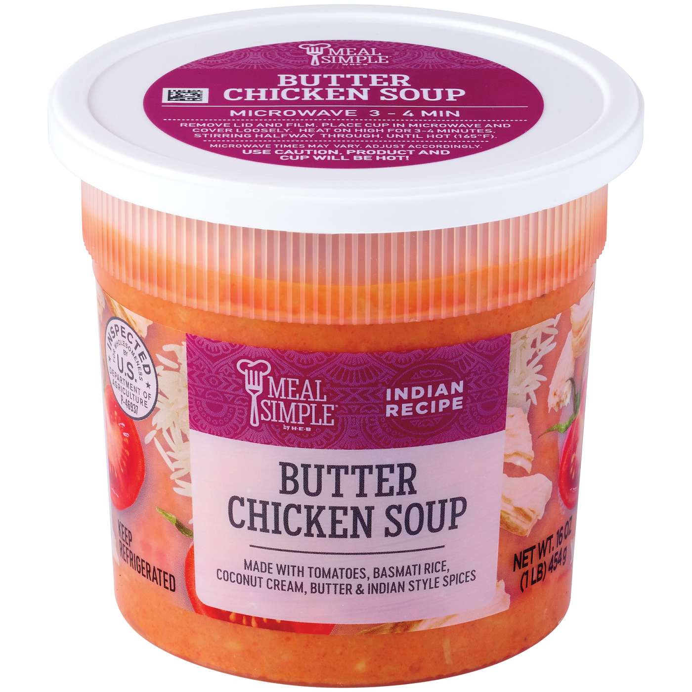 Meal Simple by H-E-B Butter Chicken Soup; image 2 of 4