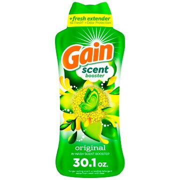 Gain In-Wash Laundry Scent Booster Beads Fresh Extender + Odor Protection - Original Scent, 30.1 oz